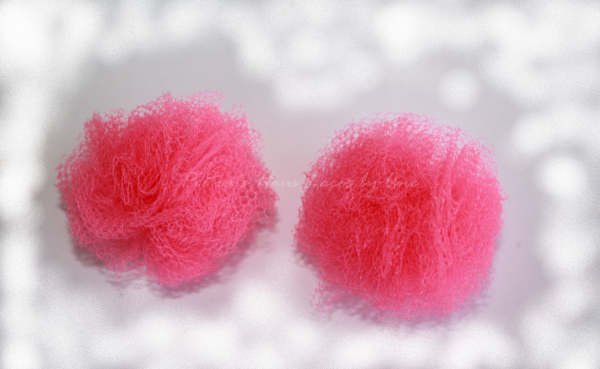 Pompom Tutu Pink Neon