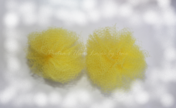 Pompom Tutu Amarelo